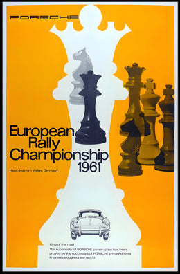 European Rally Championship 1961 Poster