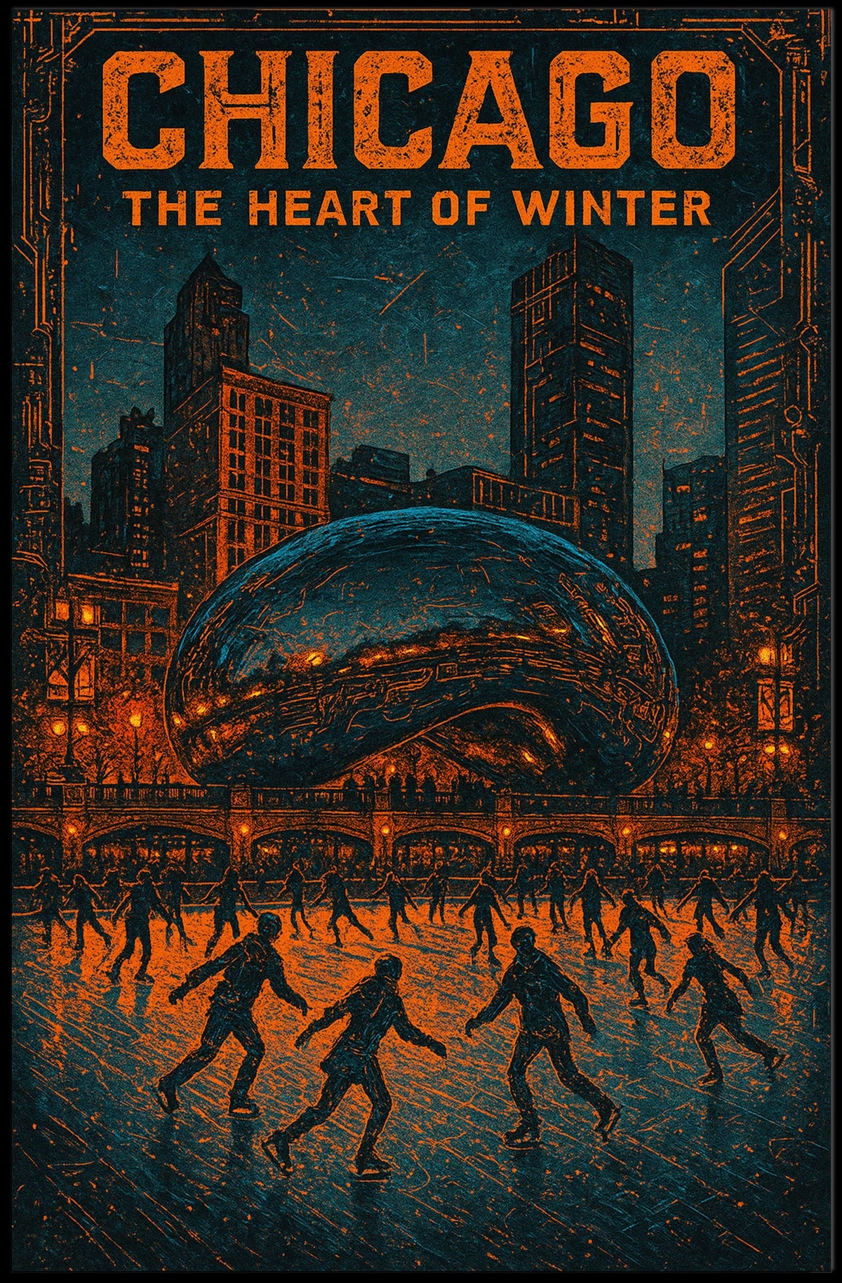 Chicago The Heart of Winter Poster