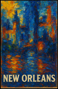 New Orleans A Vibrant Impression Poster