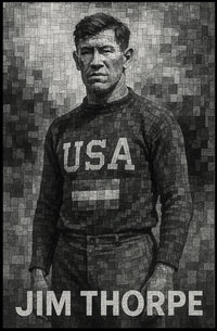 Jim Thorpe Athletic Icon Poster