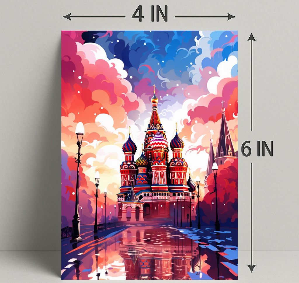 Vibrant St. BasilS Cathedral Poster