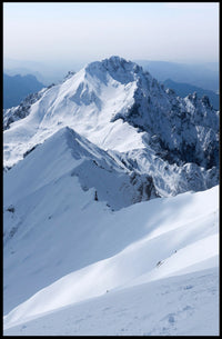 Majestic Snowy Peaks National Park Poster