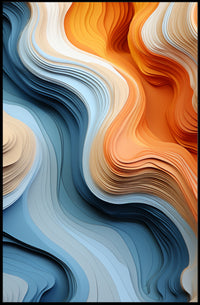 Flowing Colors Poster PosterGoat