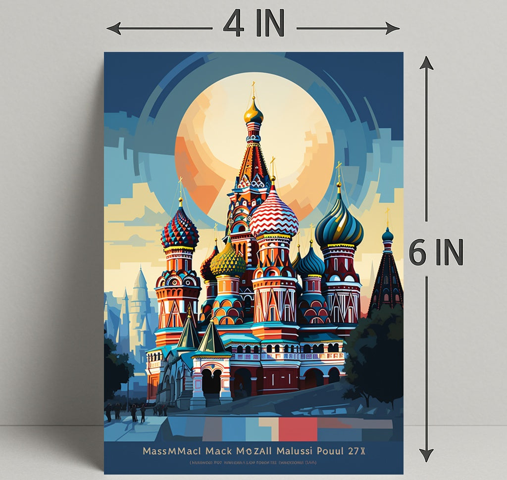 Vibrant Domes Of St. BasilS Cathedral Poster