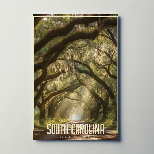 Vintage Poster - South Carolina United States