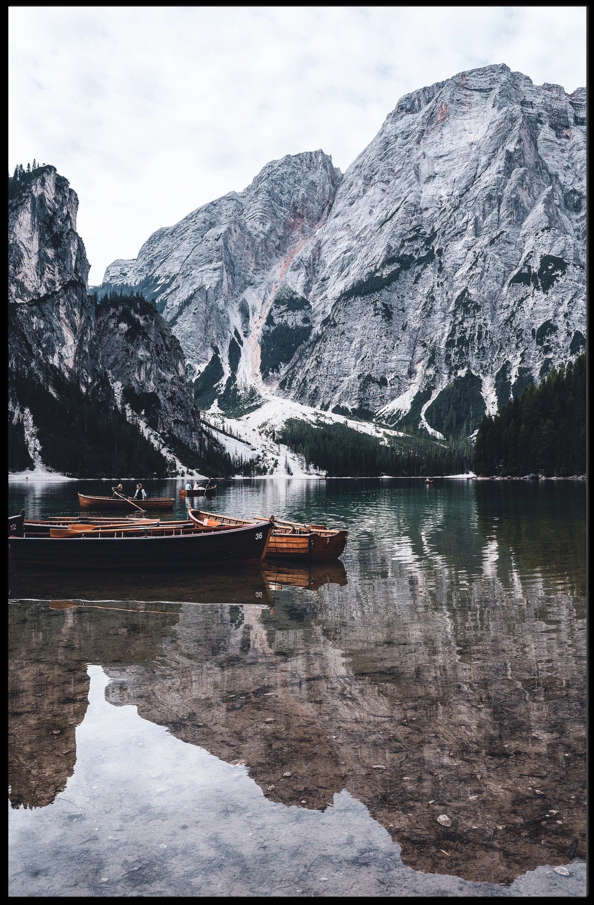 Tranquil Mountain Lake Poster