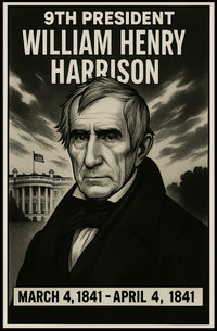 William Henry Harrison 9Th President Poster