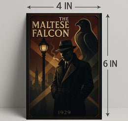 The Maltese Falcon Noir Film Poster Pop Culture Poster