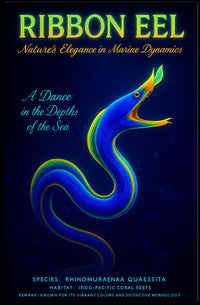 Ribbon Eel NatureS Elegance Poster