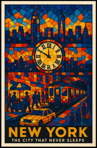 New York The City That Never Sleeps Poster