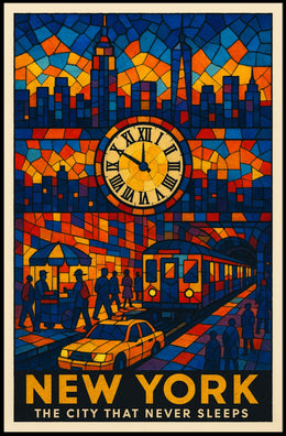 New York The City That Never Sleeps Poster