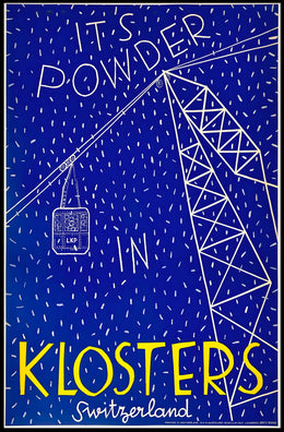 Powder In Klosters Poster