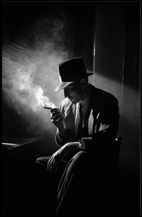 Noir Reflection Poster