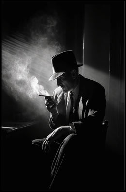 Noir Reflection Poster