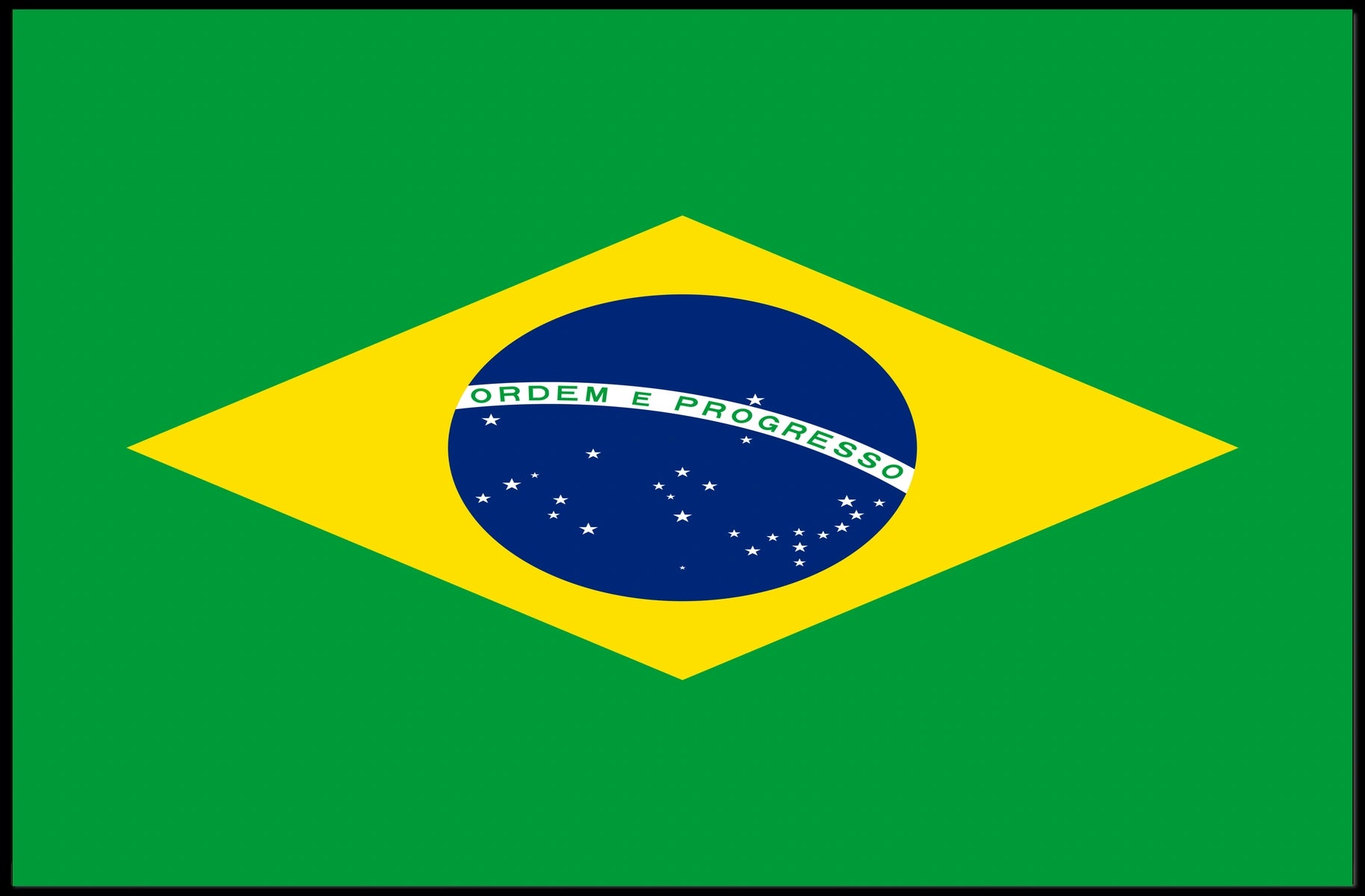 Brazil Flag Poster