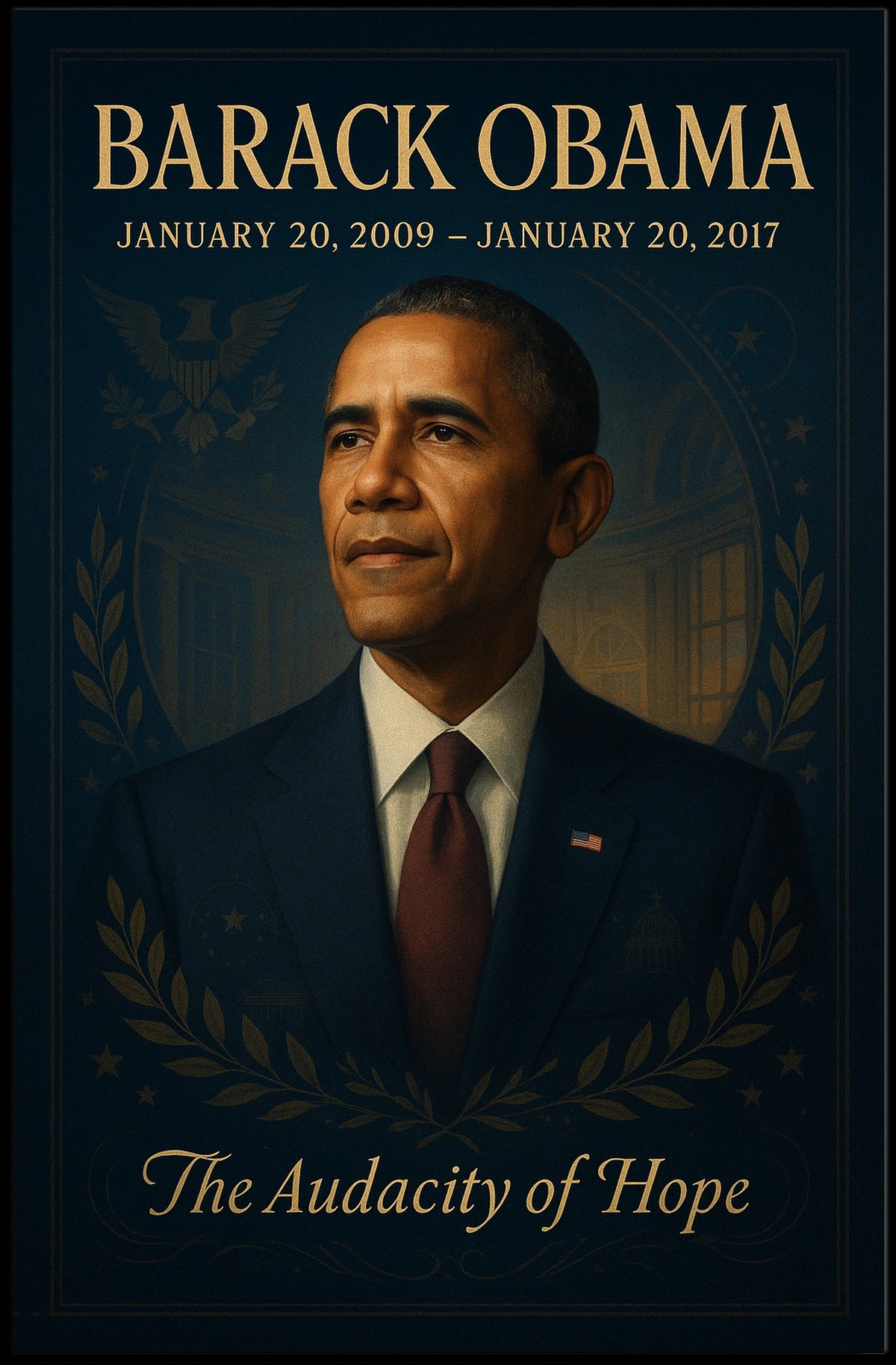 Barack Obama: A Complete Presidential Journey Historical Poster