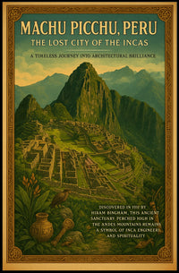 Machu Picchu The Lost City of the Incas Poster