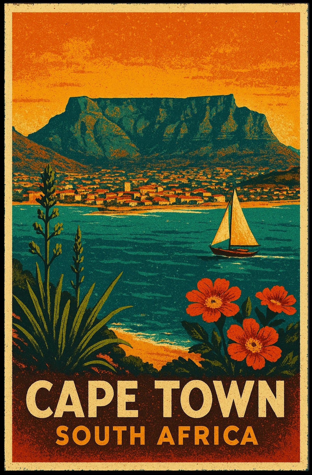 Cape Town South Africa Poster