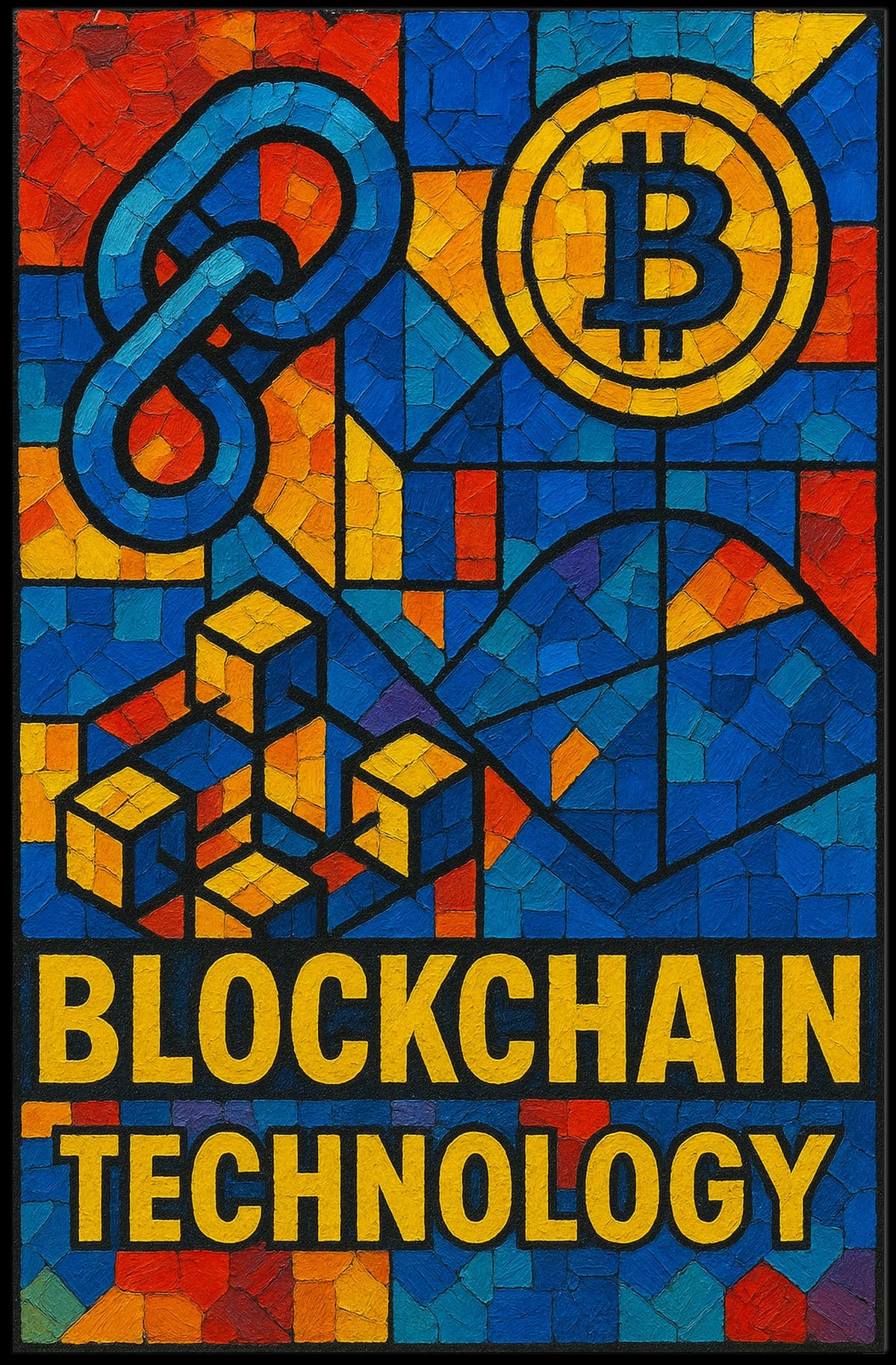 Blockchain Technology Poster