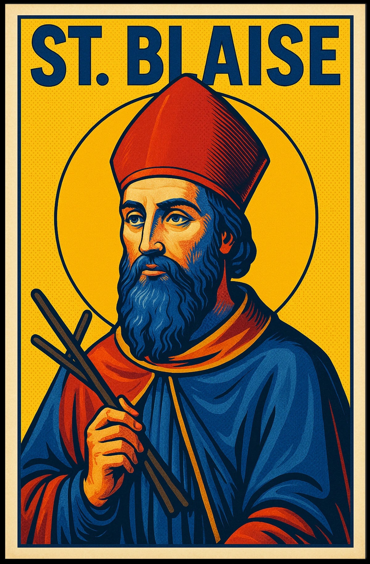 St. Blaise Poster