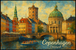 Copenhagen Charm Poster