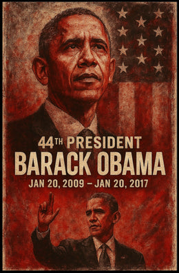 Barack Obama 44th President Poster
