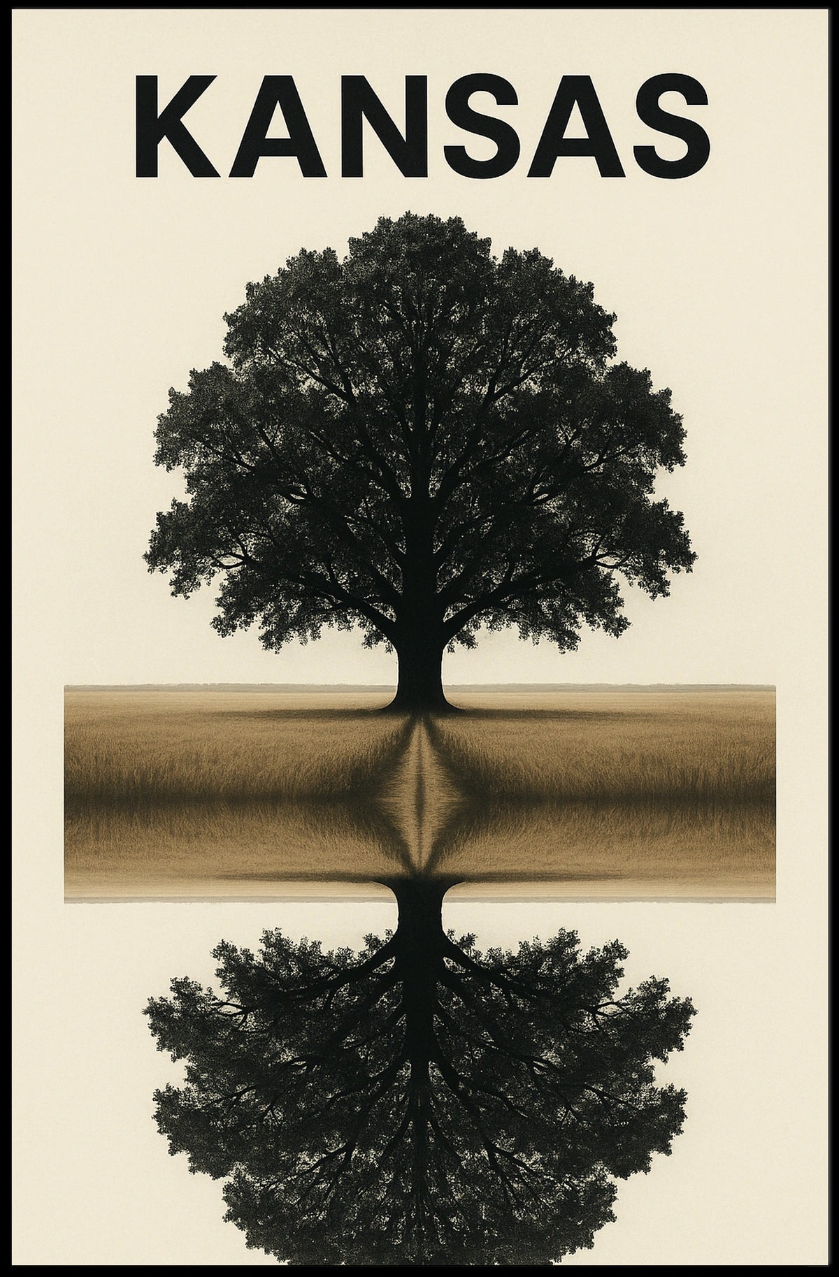 Kansas Reflection Poster