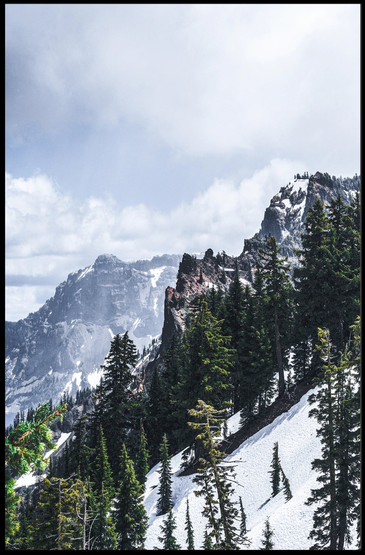 Majestic Mountain Landscape Poster