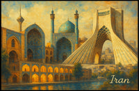 Architectural Wonders of Iran Poster