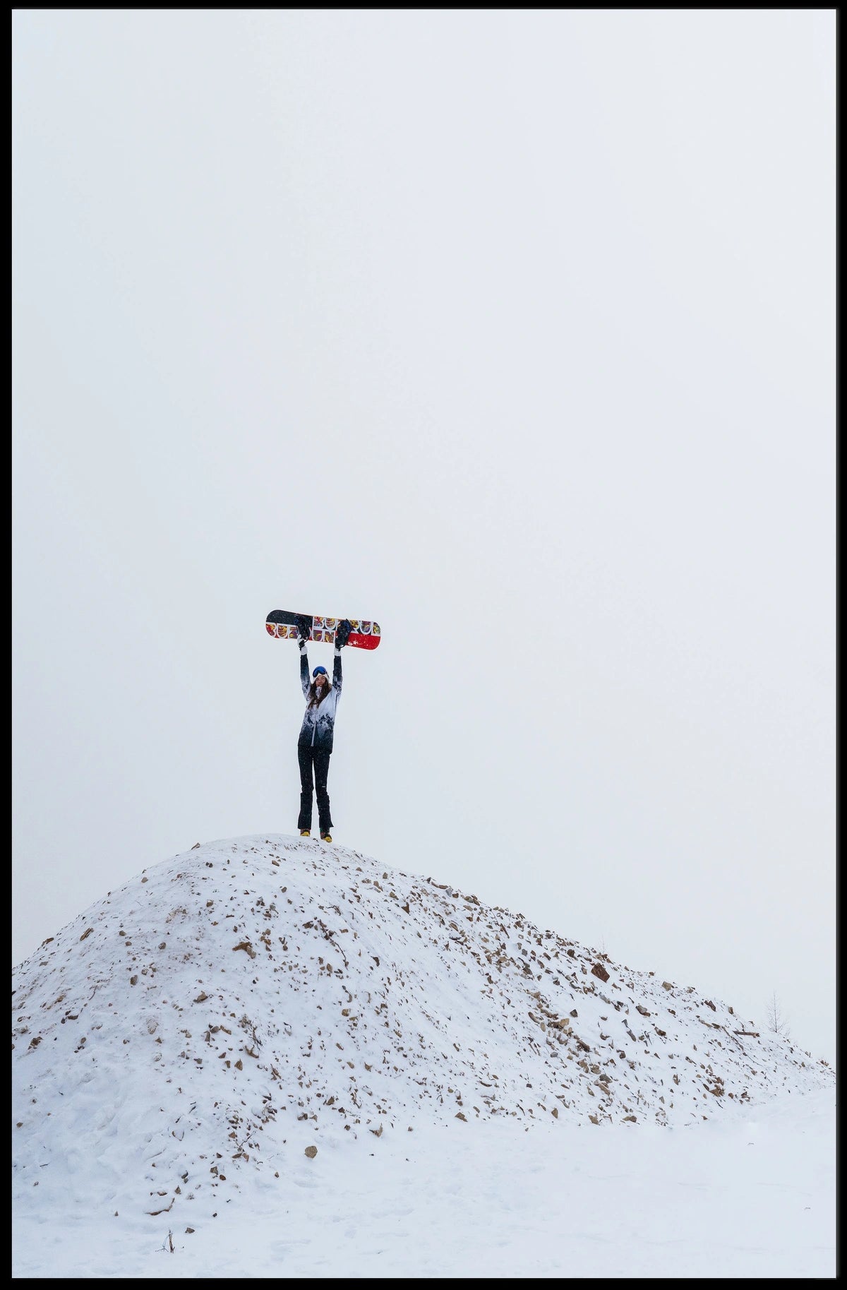 Triumph On The Snowy Hill Poster