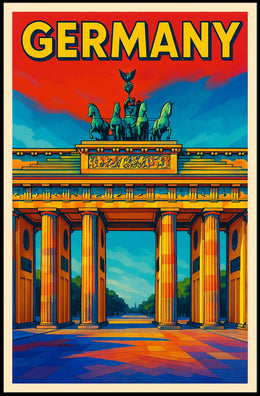 Germany Vibrant Landmark Poster