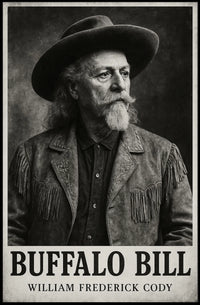 Buffalo Bill Western Iconic Figure Cultural Heritage Poster