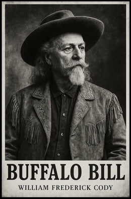 Buffalo Bill Western Iconic Figure Cultural Heritage Poster