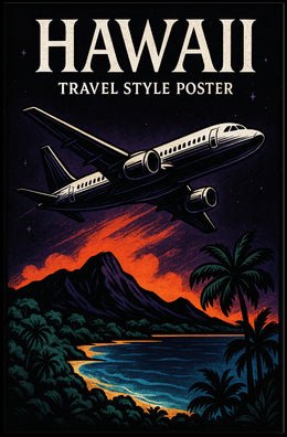 Hawaii Travel Style Poster PosterGoat