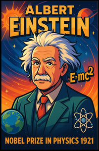 Albert Einstein Nobel Prize In Physics Poster