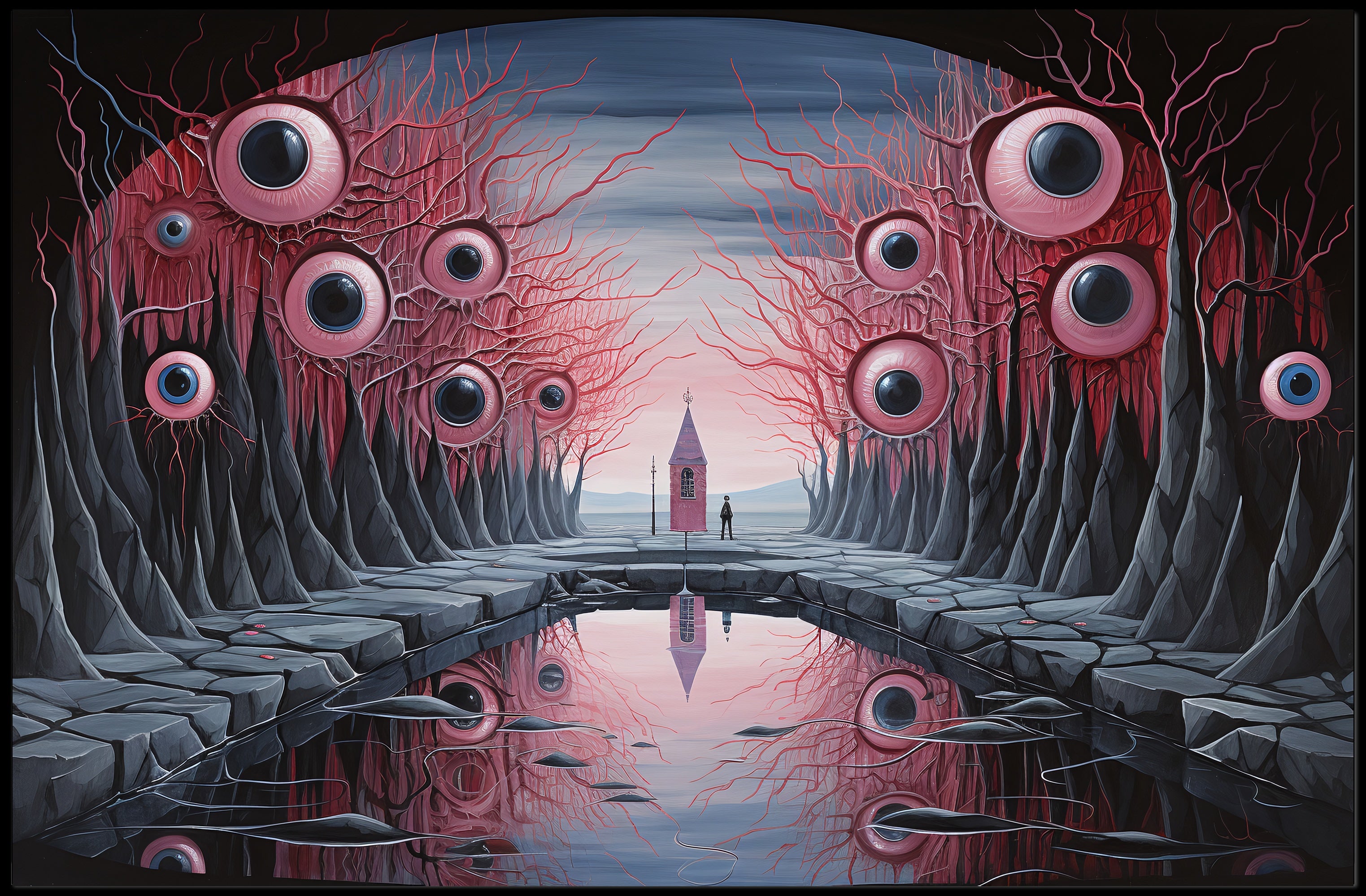 Dreamlike Scene in Fantasy or Mythology Poster