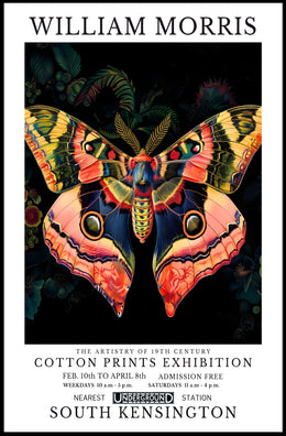 19th-Century William Morris Exhibition Arts and Crafts Poster