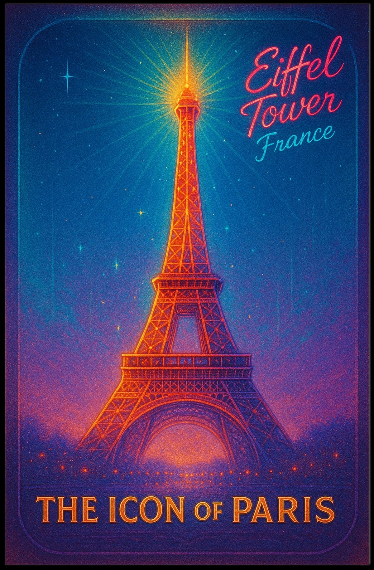 The Icon of Paris Poster