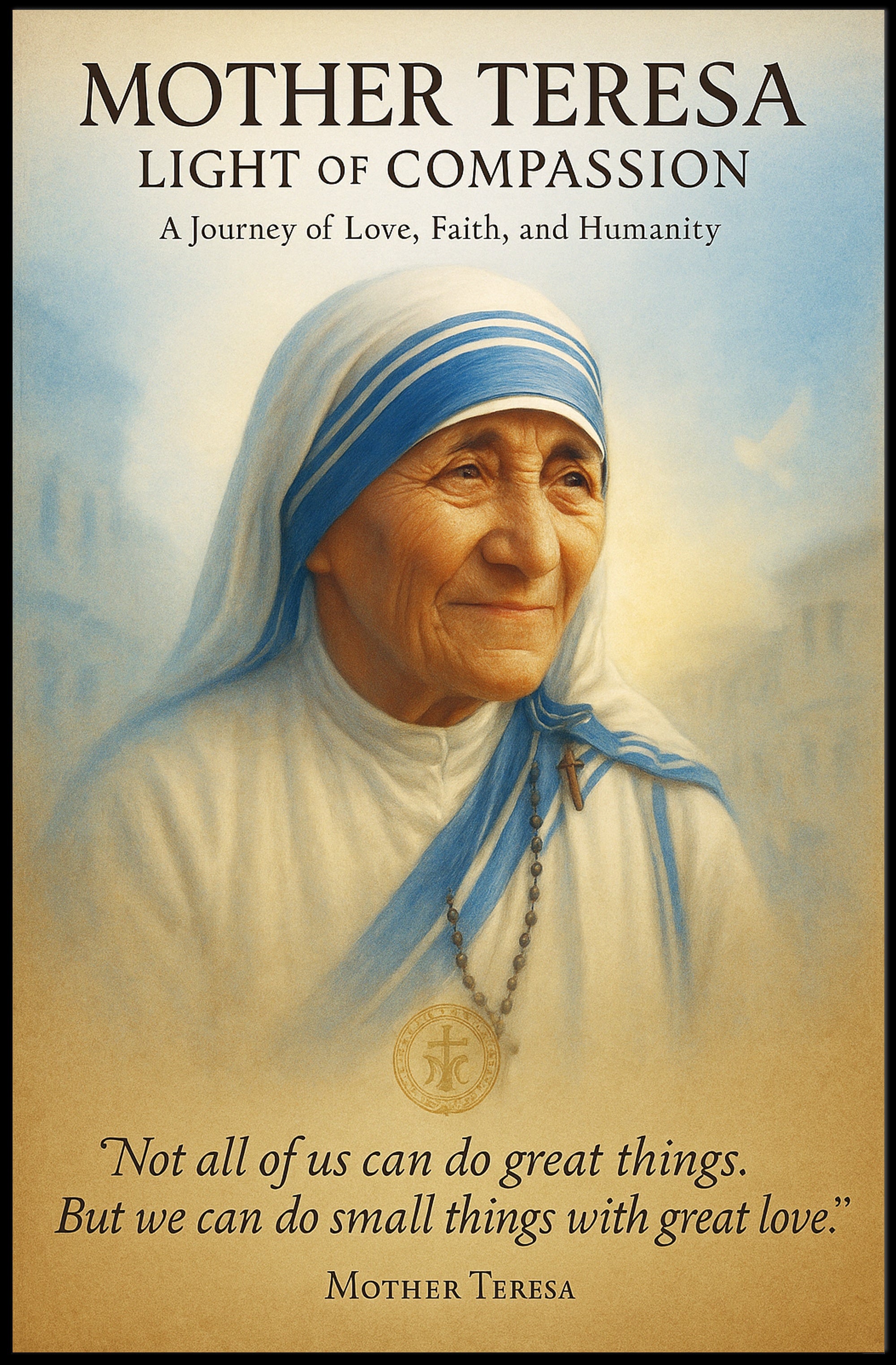 Mother Teresa Light of Compassion Poster