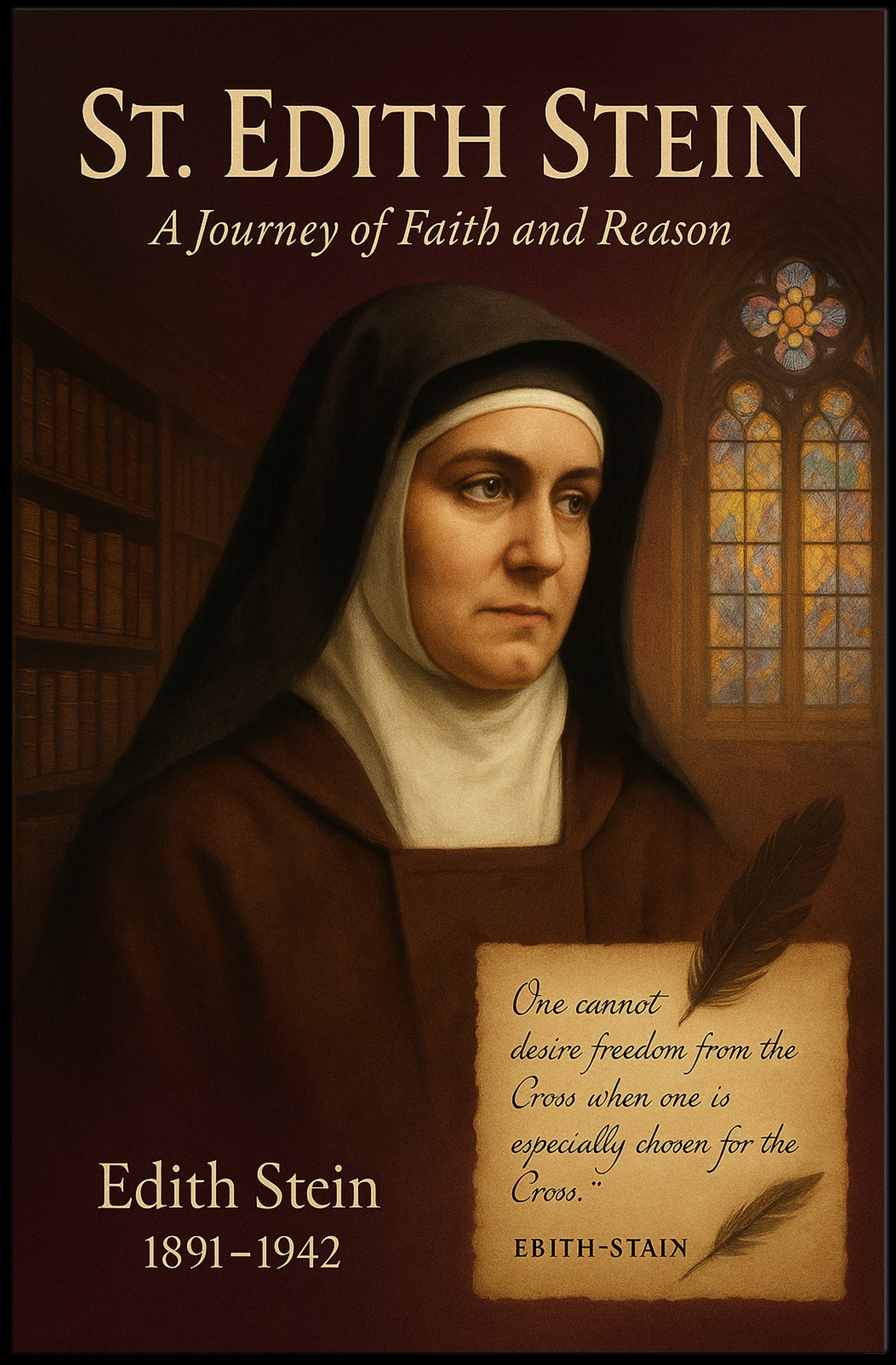 St. Edith Stein A Journey of Faith and Reason Poster PosterGoat