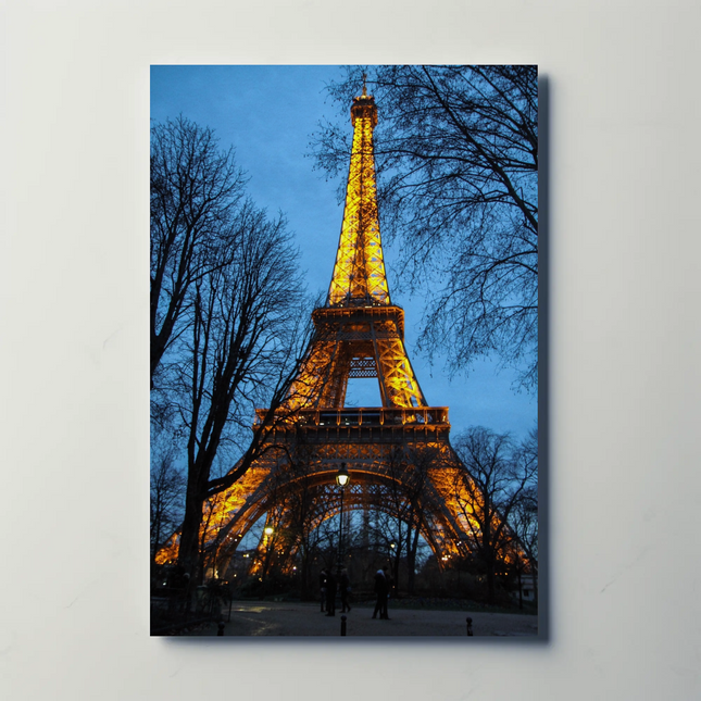Vintage Poster Eiffel Tower Paris