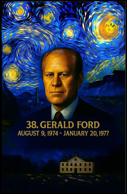 Gerald Ford 38th President of the United States Presidential Masterpiece Series Poster
