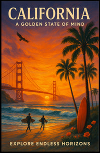 California Golden State Of Mind Poster