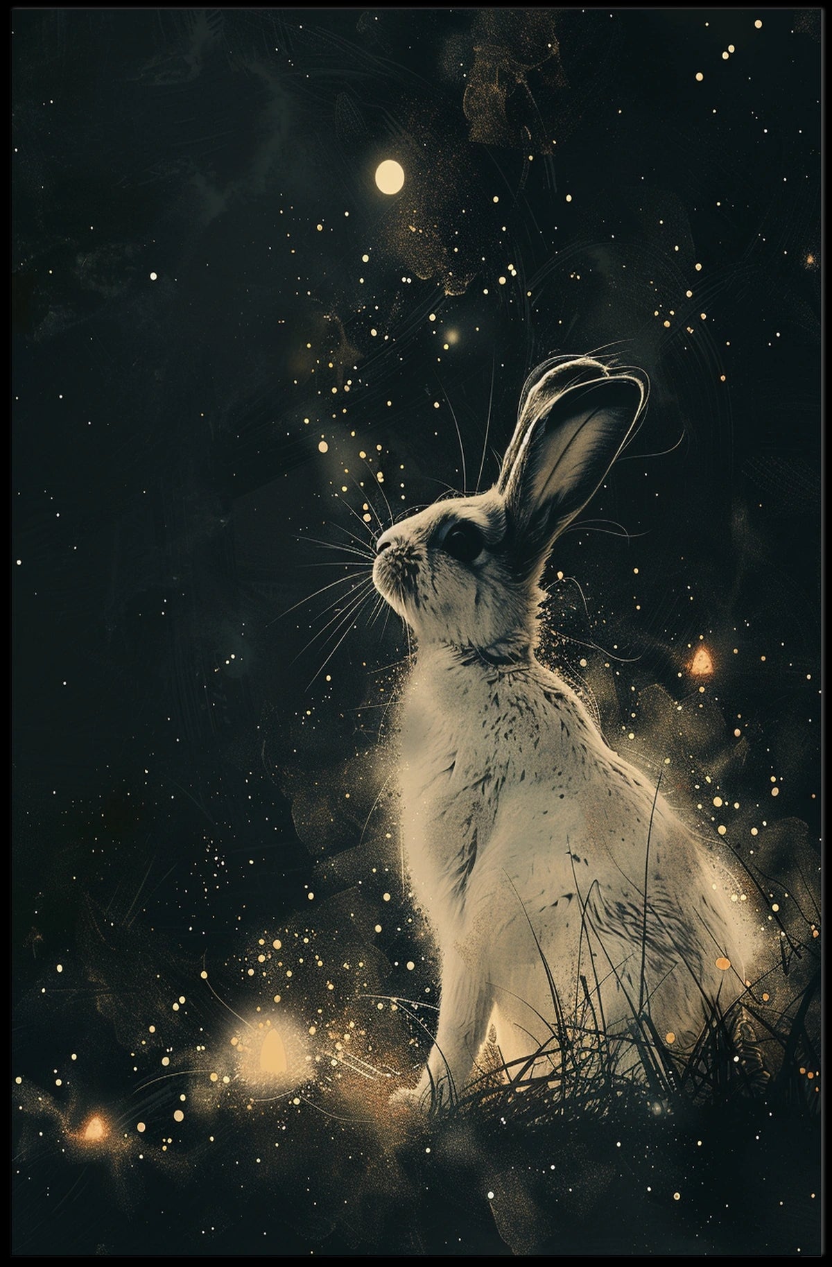 Celestial Rabbit Poster