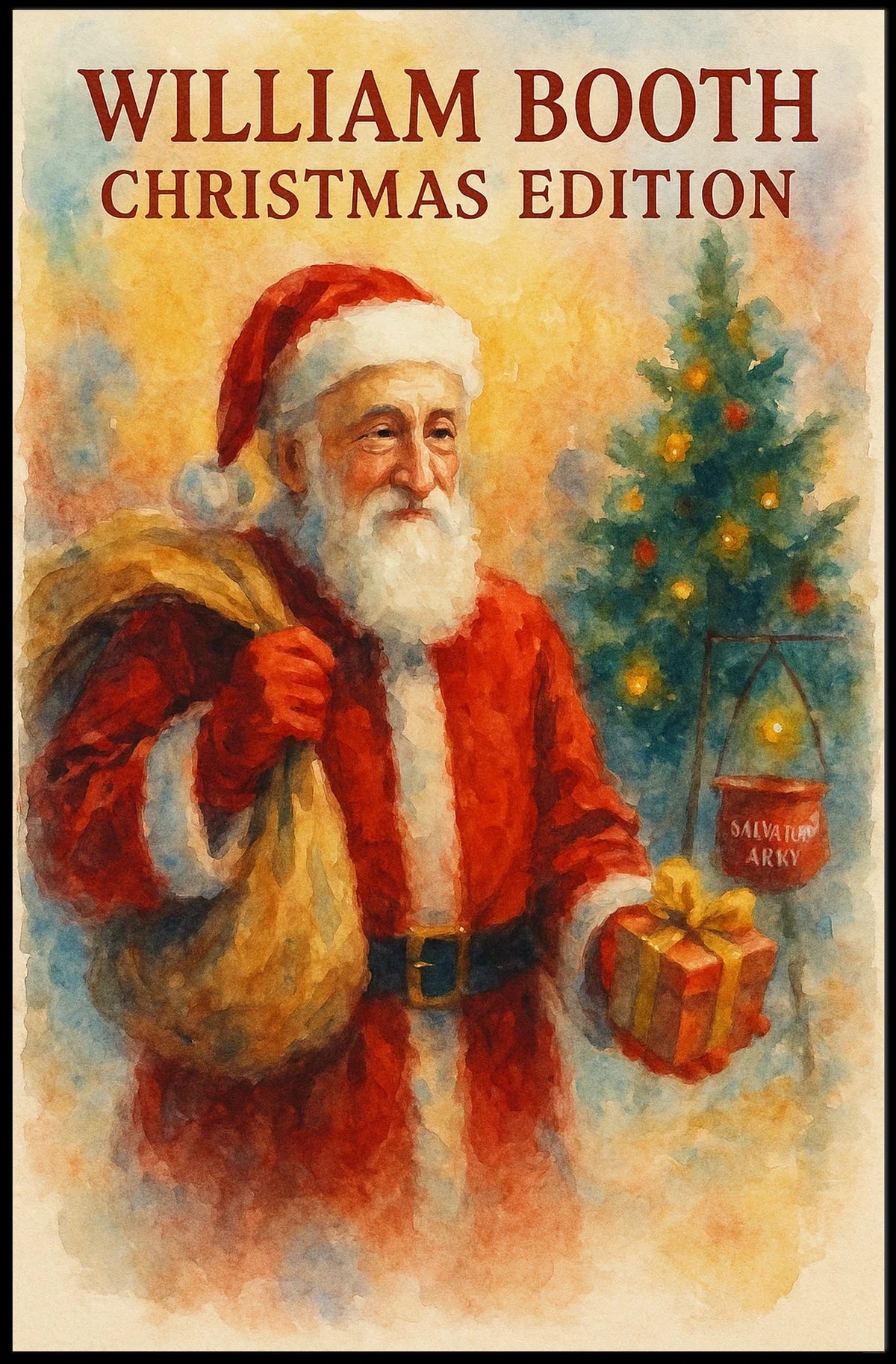 Santa Claus Vintage Charm Christmas Cultural Heritage Poster
