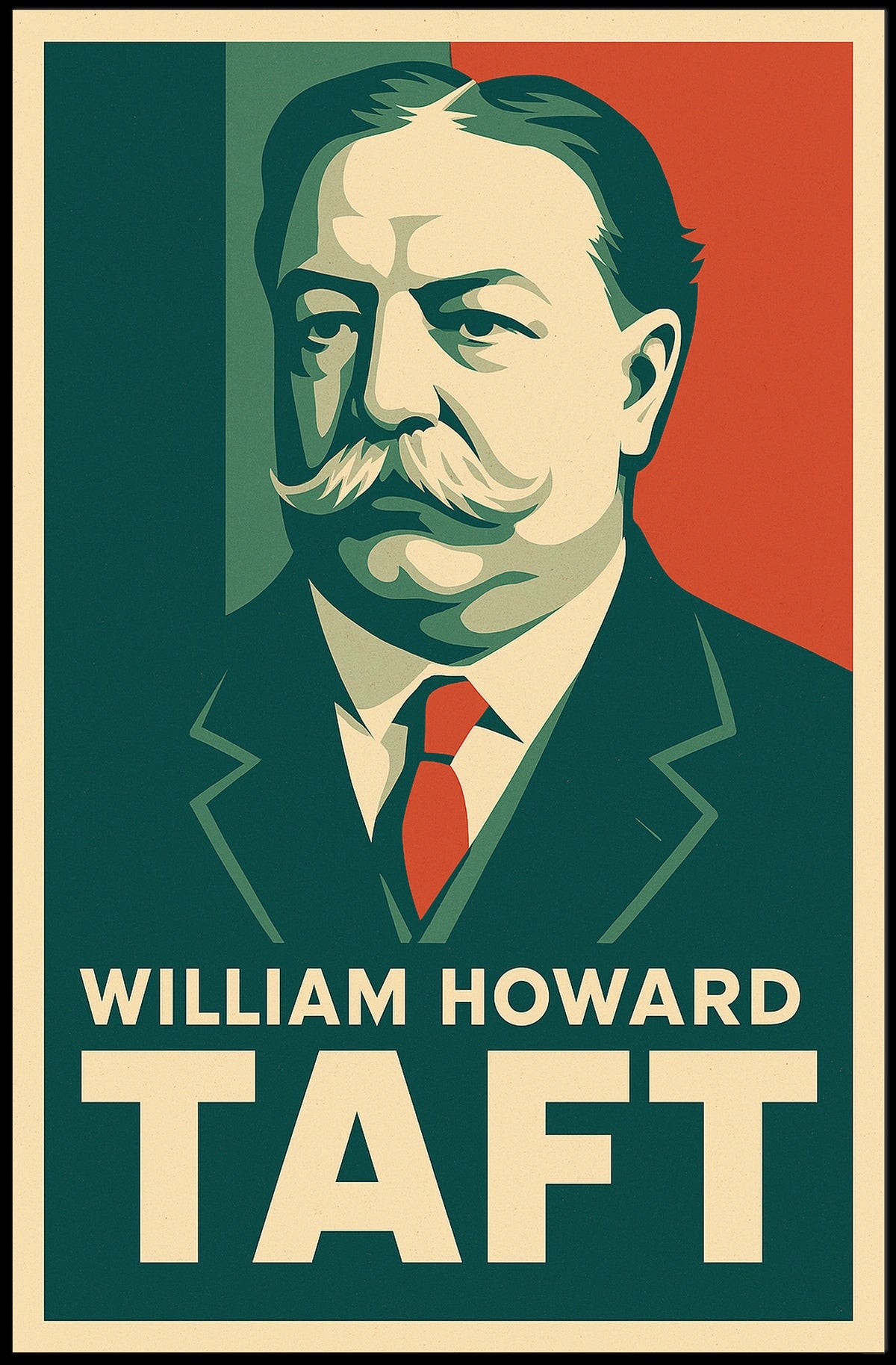 William Howard Taft Historic Portrait Poster