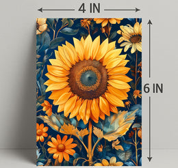 Sunflower Splendor: Bold and Lively Artistic Poster