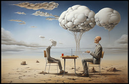 Surreal Desert Dreamscape Art Print - Abstract or Artistic Poster