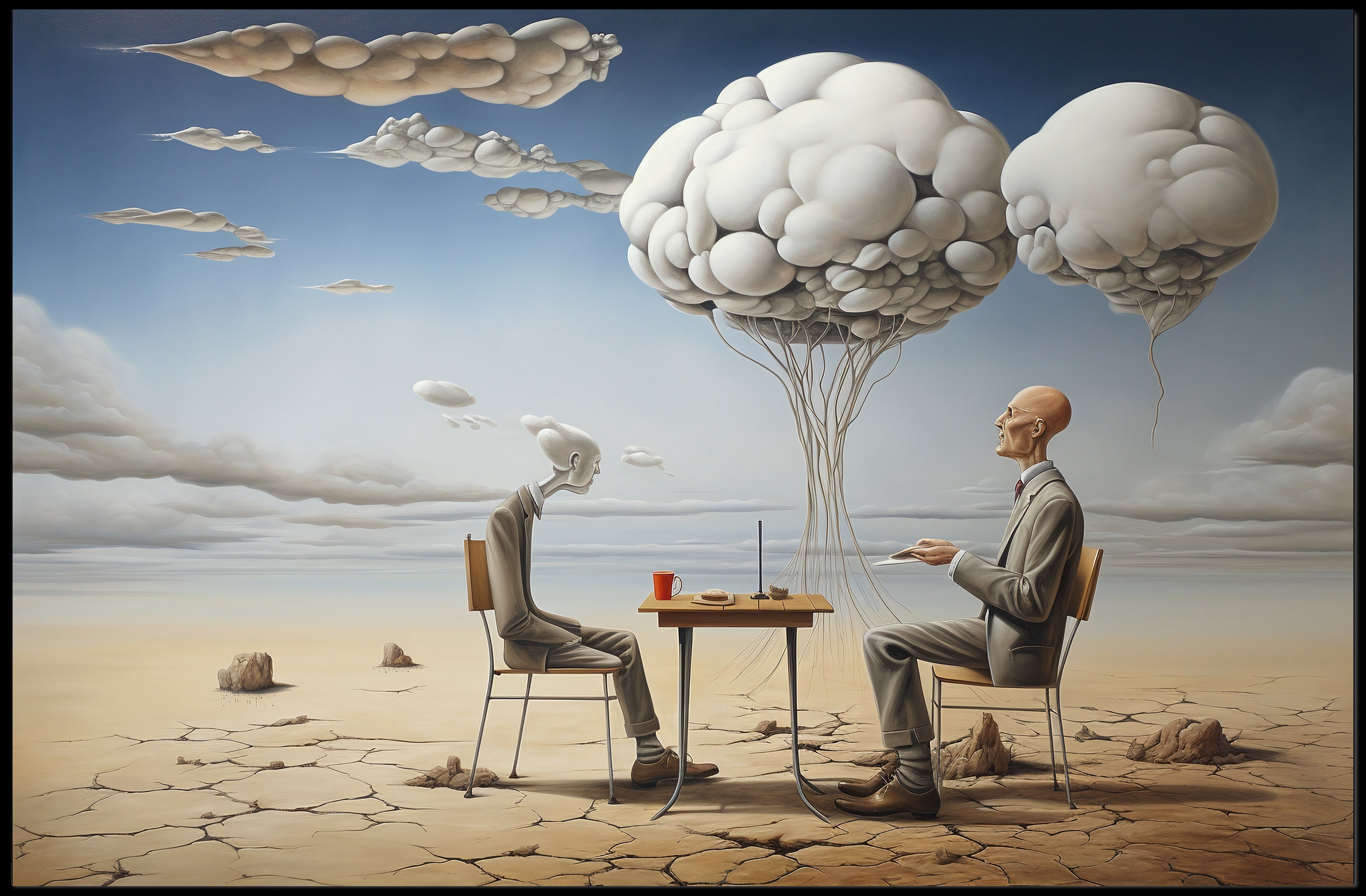 Surreal Desert Dreamscape Art Print - Abstract or Artistic Poster
