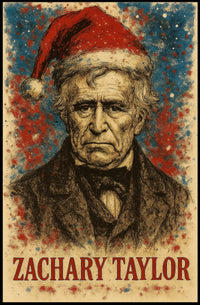Zachary Taylor 12th President of the United States Christmas SeriesPoster